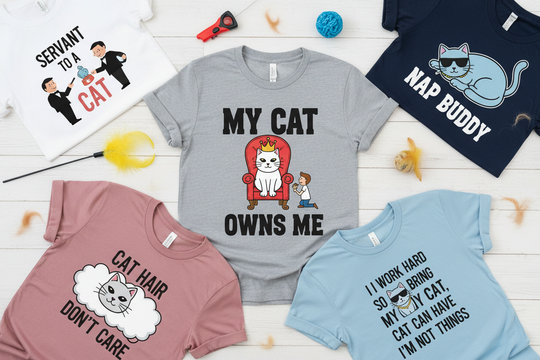 Funny Cat Shirts That Perfectly Describe Cat Ownership