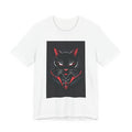 Black Cat Vampire Graphic Tee — Gothic Halloween Horror T-Shirt