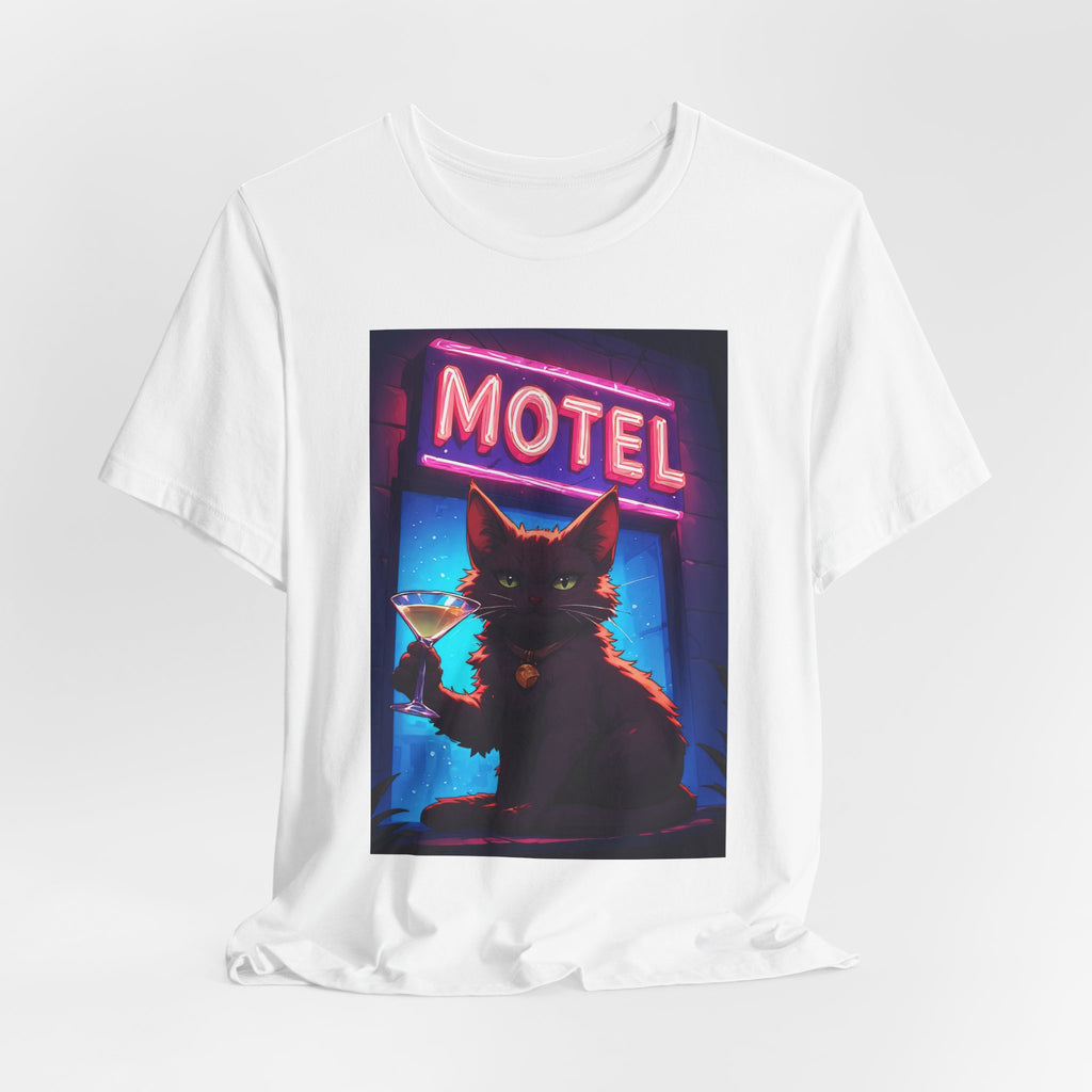 Motel Night Cat T-Shirt
