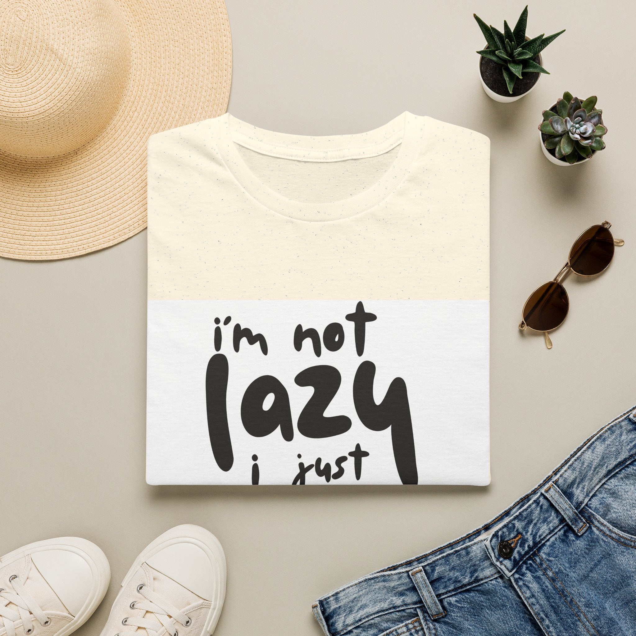 Funny "I'm Not Lazy I Just Don't Like Work" T-Shirt