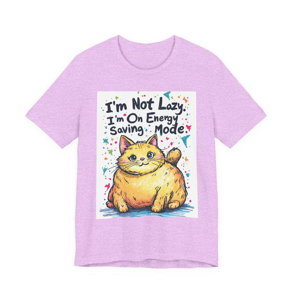 I'm Not Lazy, I'm On Energy Saving Mode Cat T-Shirt