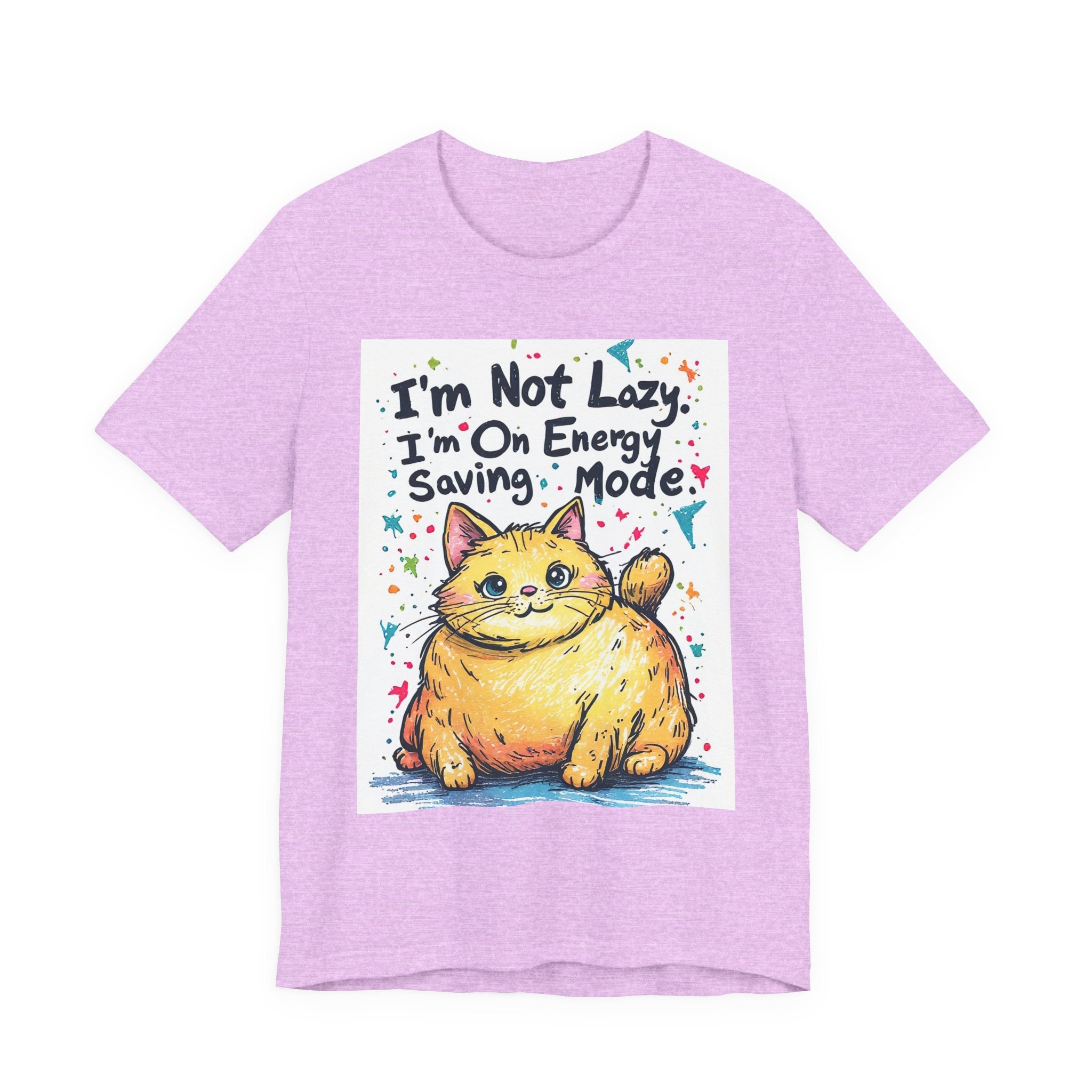 I'm Not Lazy, I'm On Energy Saving Mode Cat T-Shirt