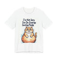 I'm Not Lazy Cat T-Shirt — "I'm On Energy Saving Mode" Funny Cat Tee
