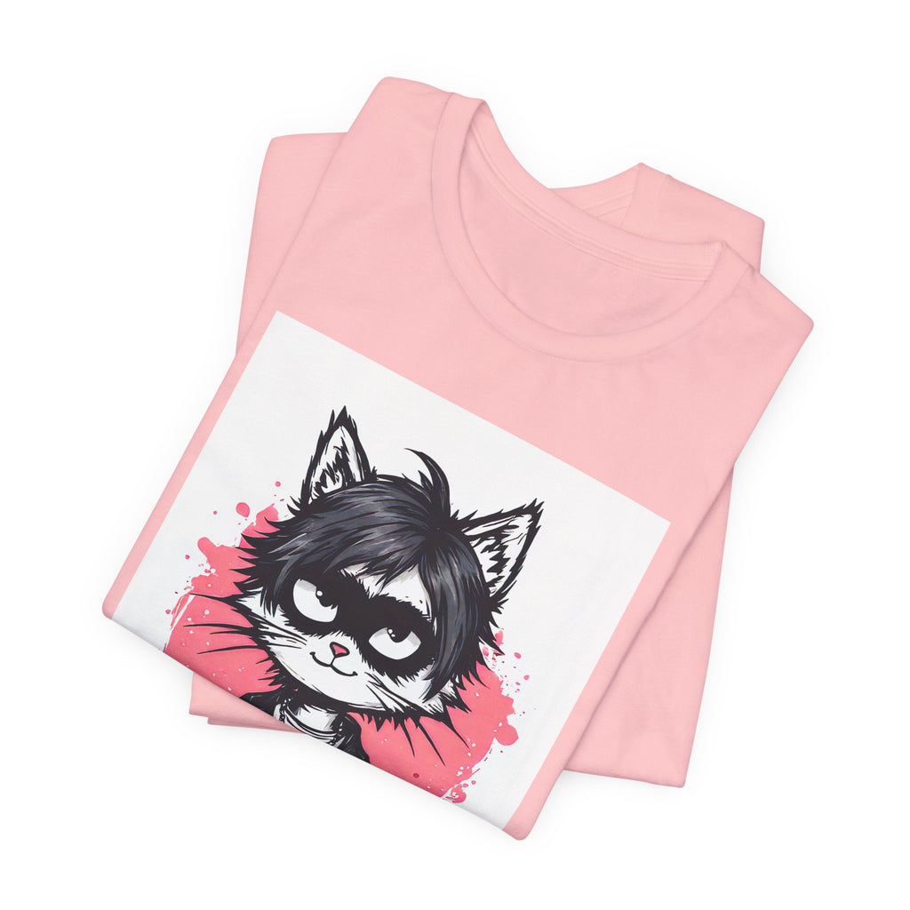 Cute Emo Raccoon T-Shirt — 'I Love You' Graphic Tee