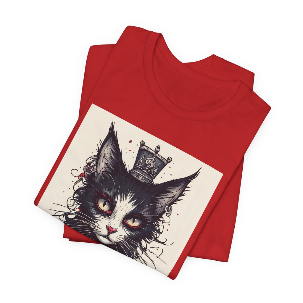 Cat King Portrait T-Shirt