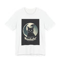 Moonwater Cat Tee — Retro Black Cat Moon Graphic T-Shirt
