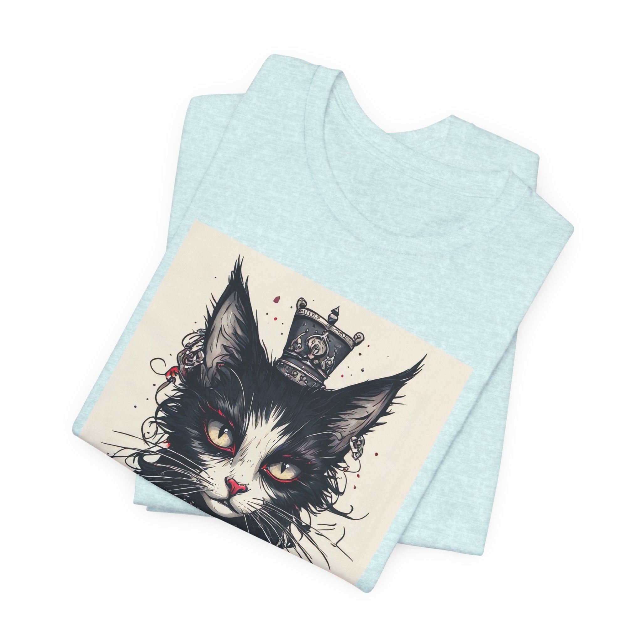 Cat King Portrait T-Shirt