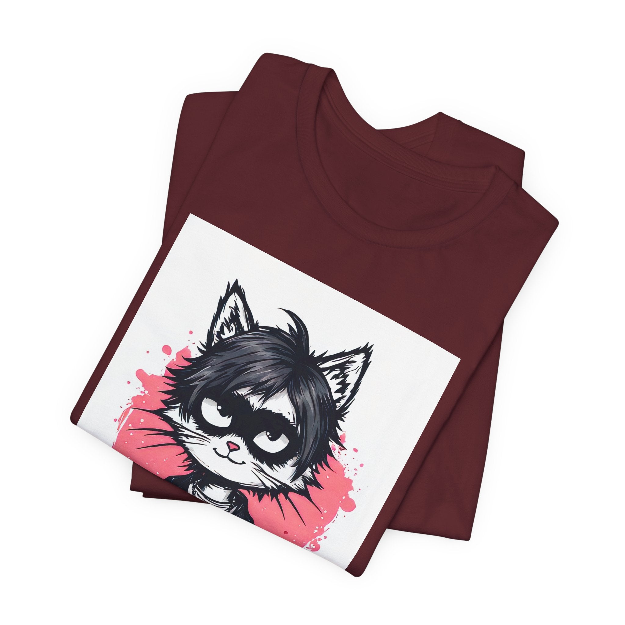Cute Emo Raccoon T-Shirt — 'I Love You' Graphic Tee