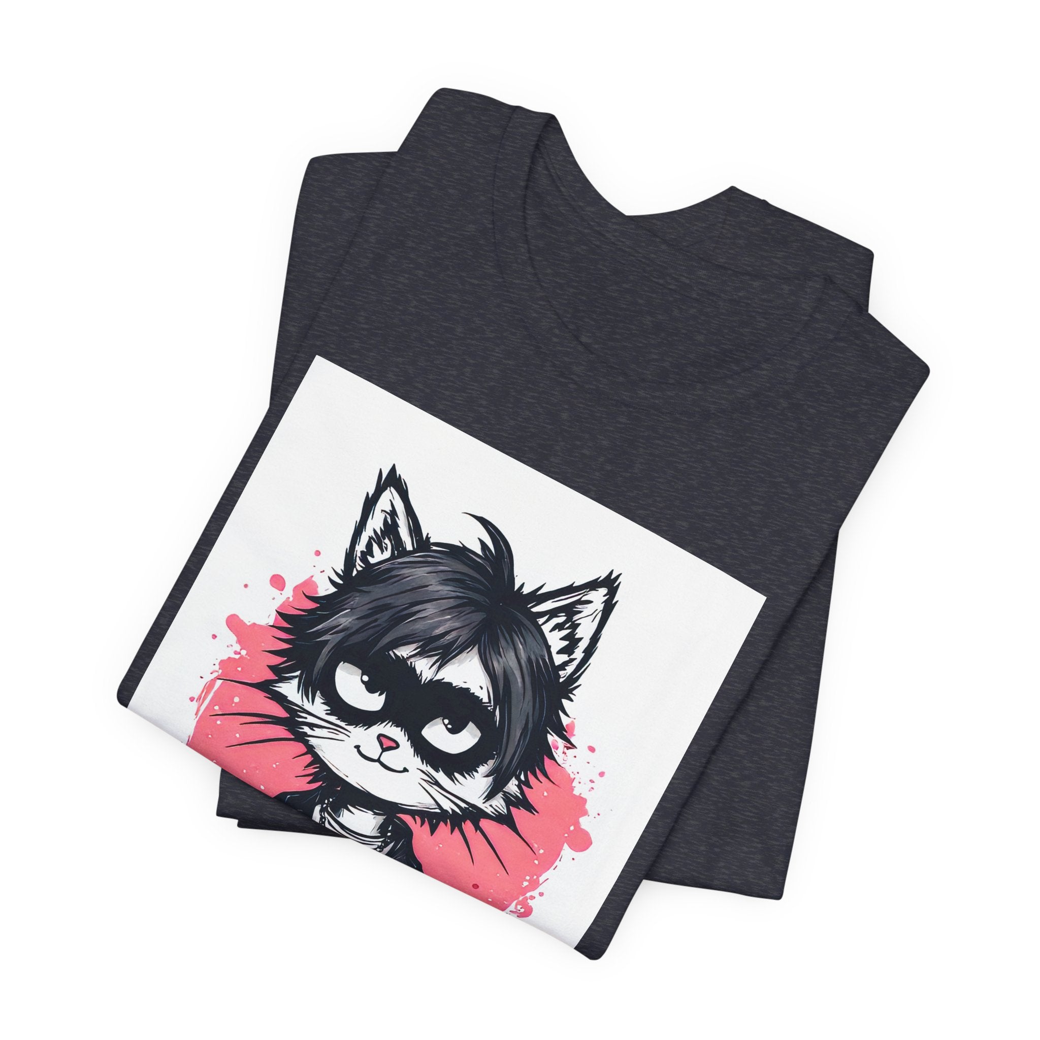Cute Emo Raccoon T-Shirt — 'I Love You' Graphic Tee