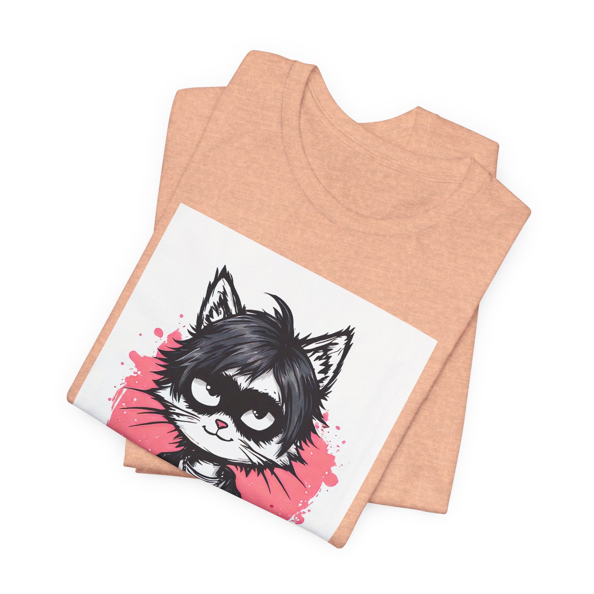 Cute Emo Raccoon T-Shirt — 'I Love You' Graphic Tee