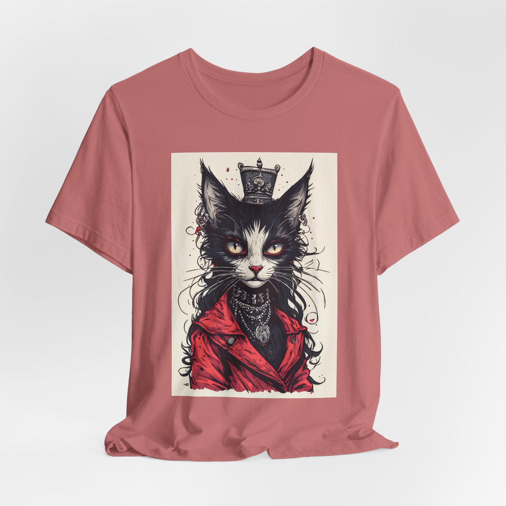 Cat King Portrait T-Shirt
