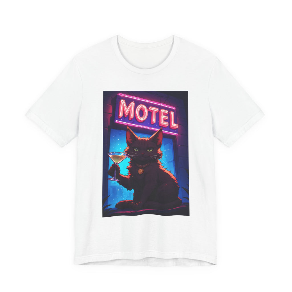Motel Night Cat T-Shirt