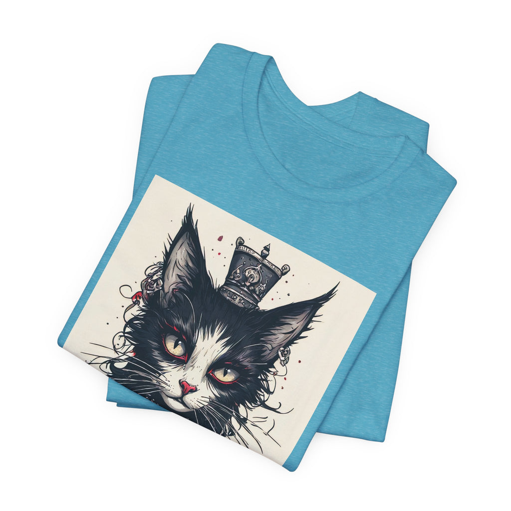 Cat King Portrait T-Shirt