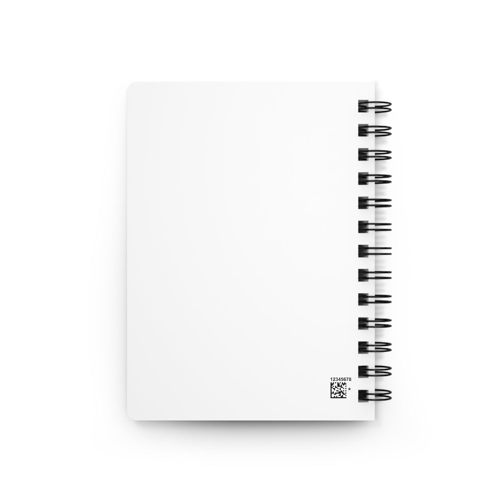 Cyberpunk Cat Spiral Journal — Neon Kitty Notebook with 'System Error: Unprecedented' Design