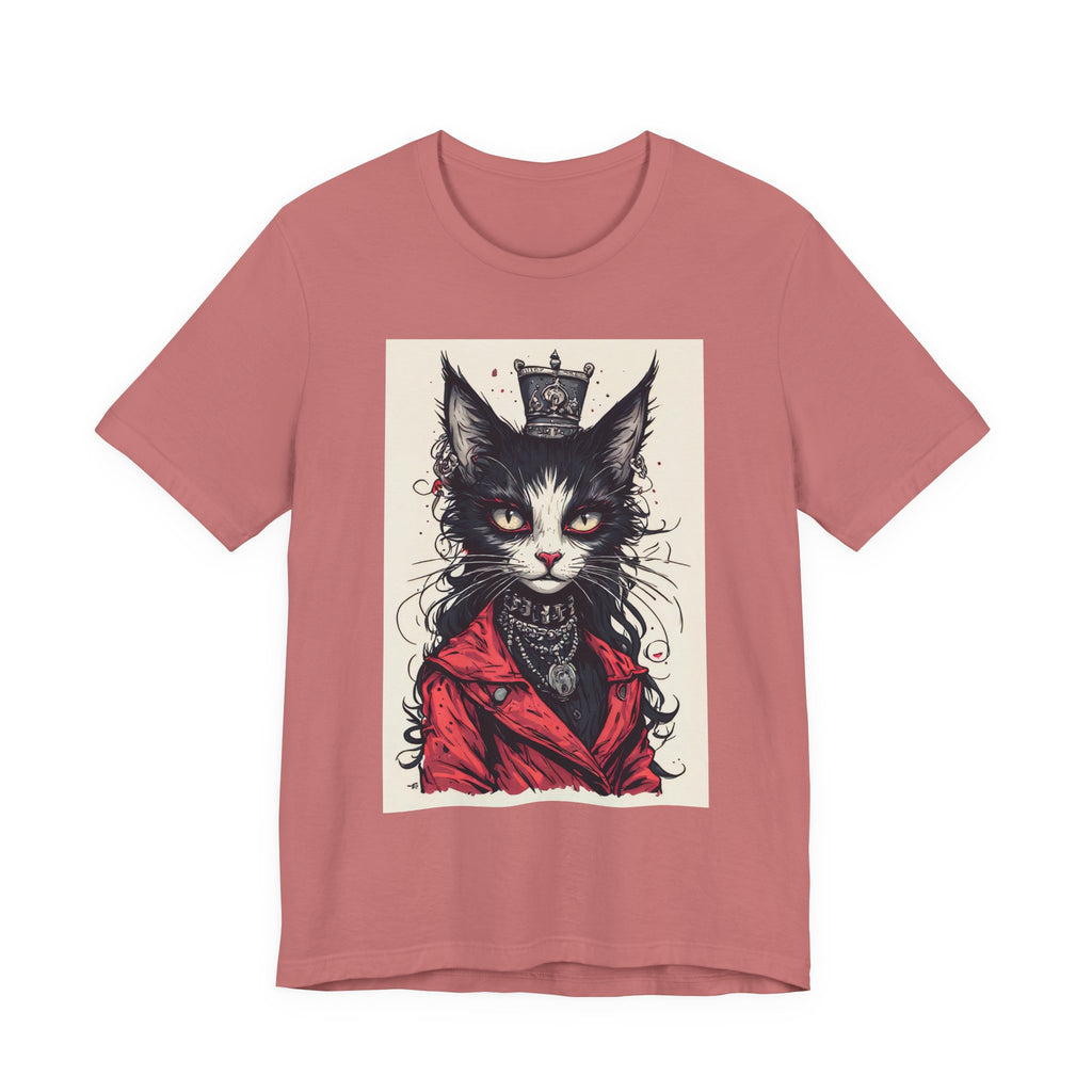 Cat King Portrait T-Shirt