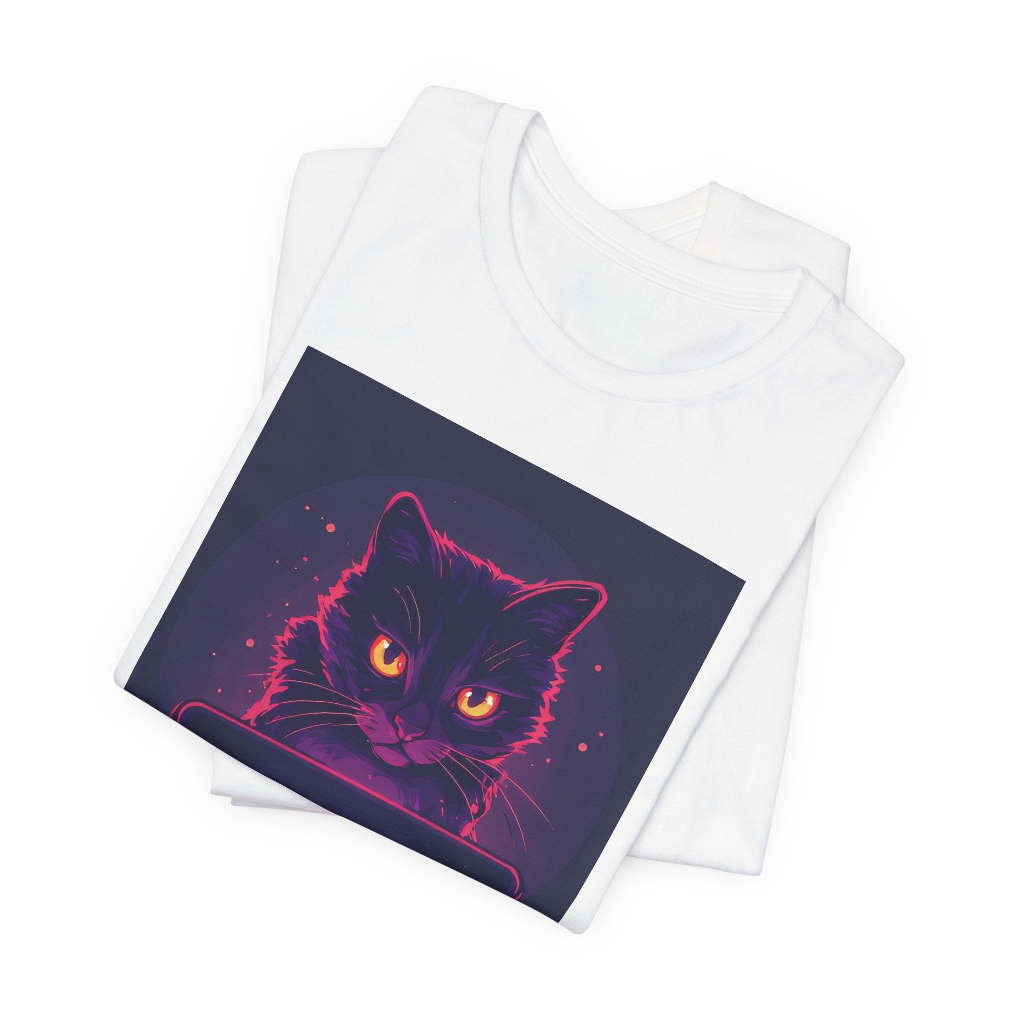 Too Online To Function Cat Tee