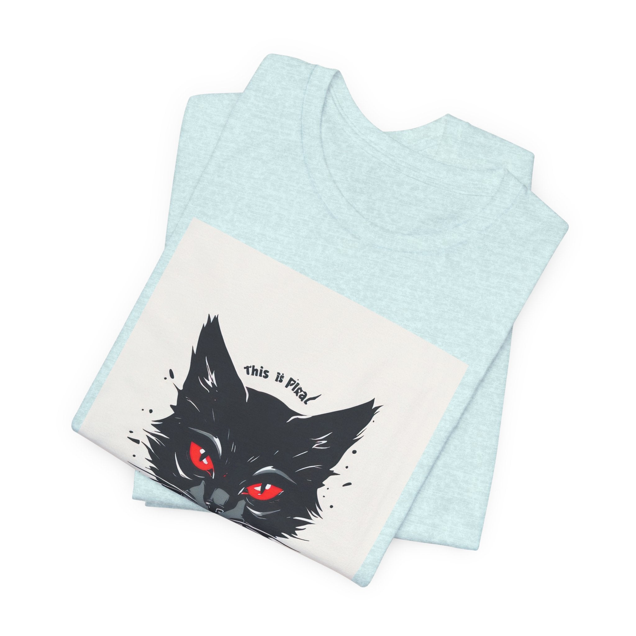 Sacrificial Cat Tee — Gothic Black Cat Graphic T‑Shirt ("Sacrificial")
