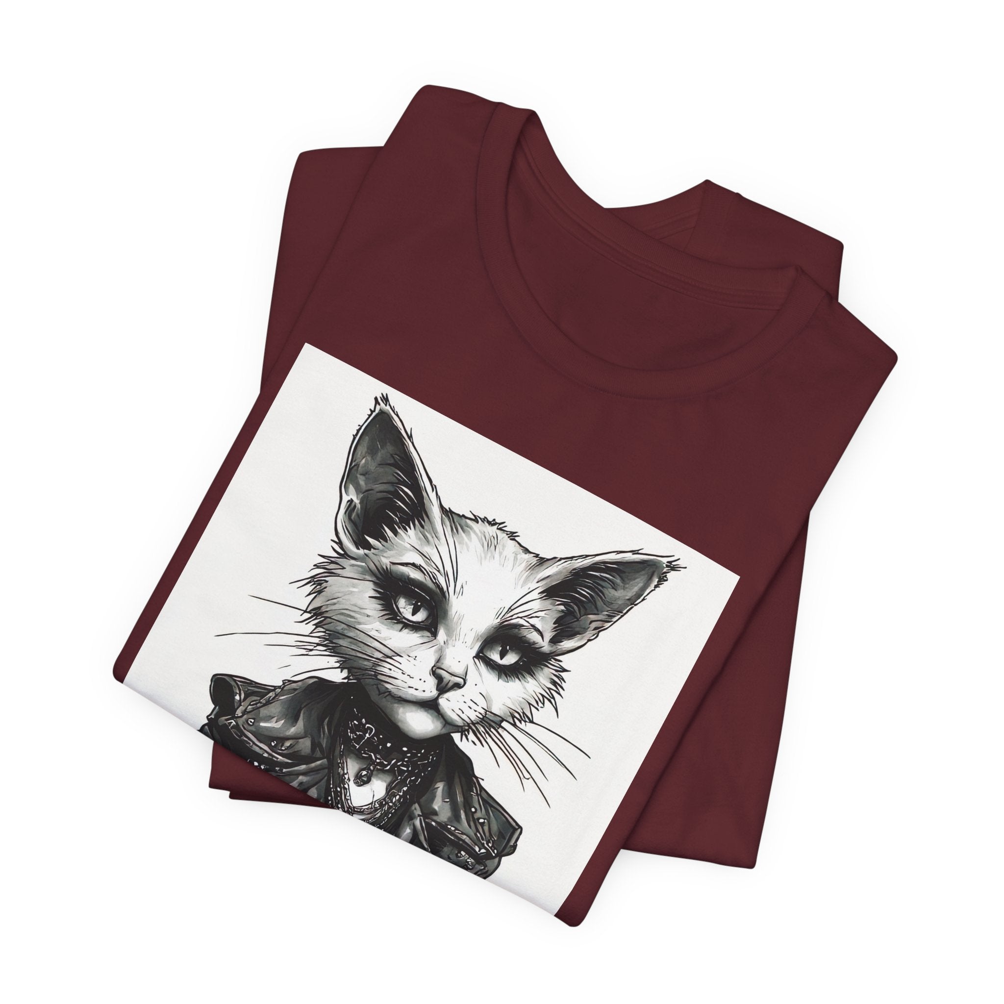 Vintage Victorian Cat Portrait T-Shirt