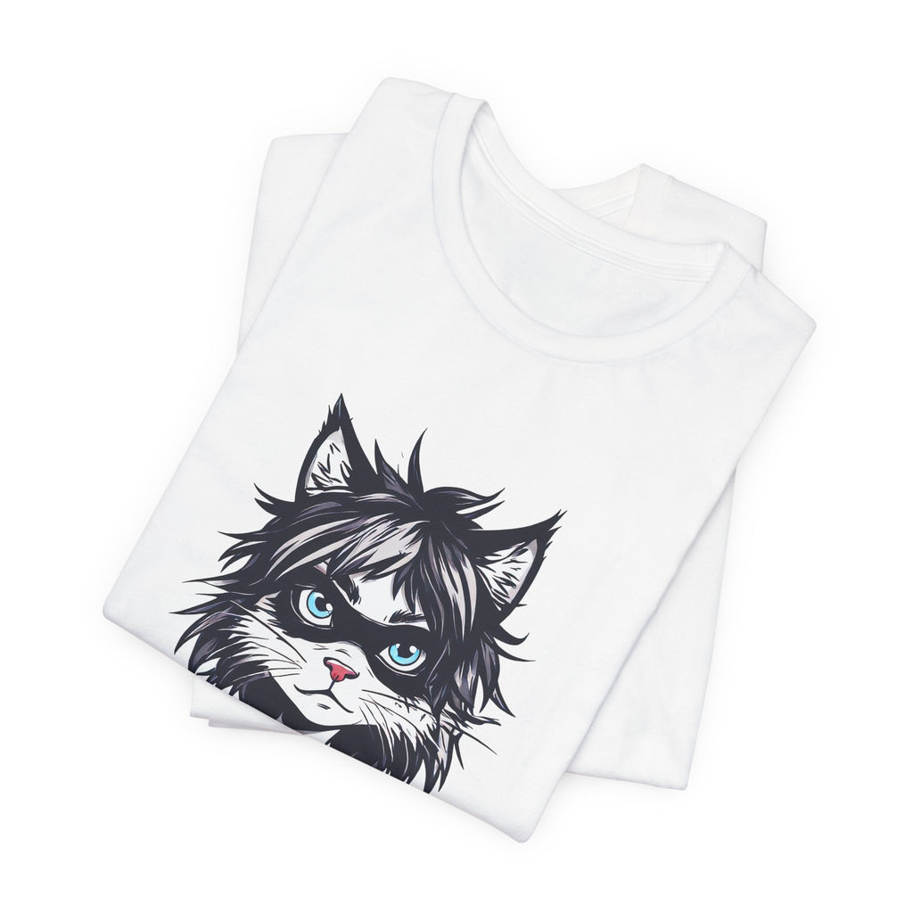 Scene Kid Cat T-Shirt — Emo Cat Graphic Tee