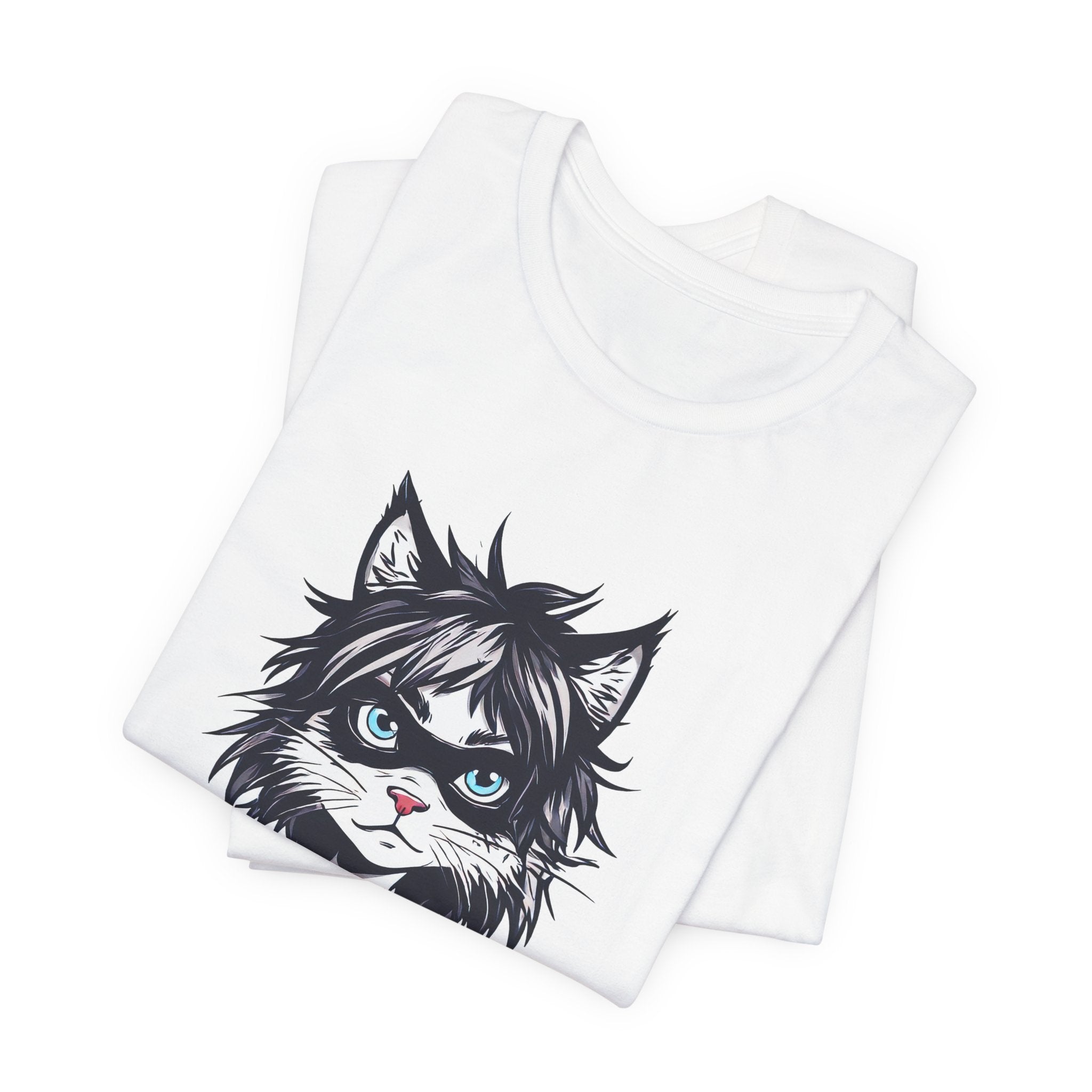 Scene Kid Cat T-Shirt — Emo Cat Graphic Tee