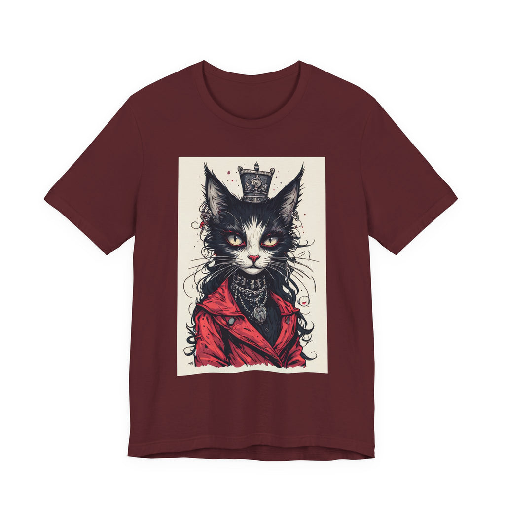 Cat King Portrait T-Shirt