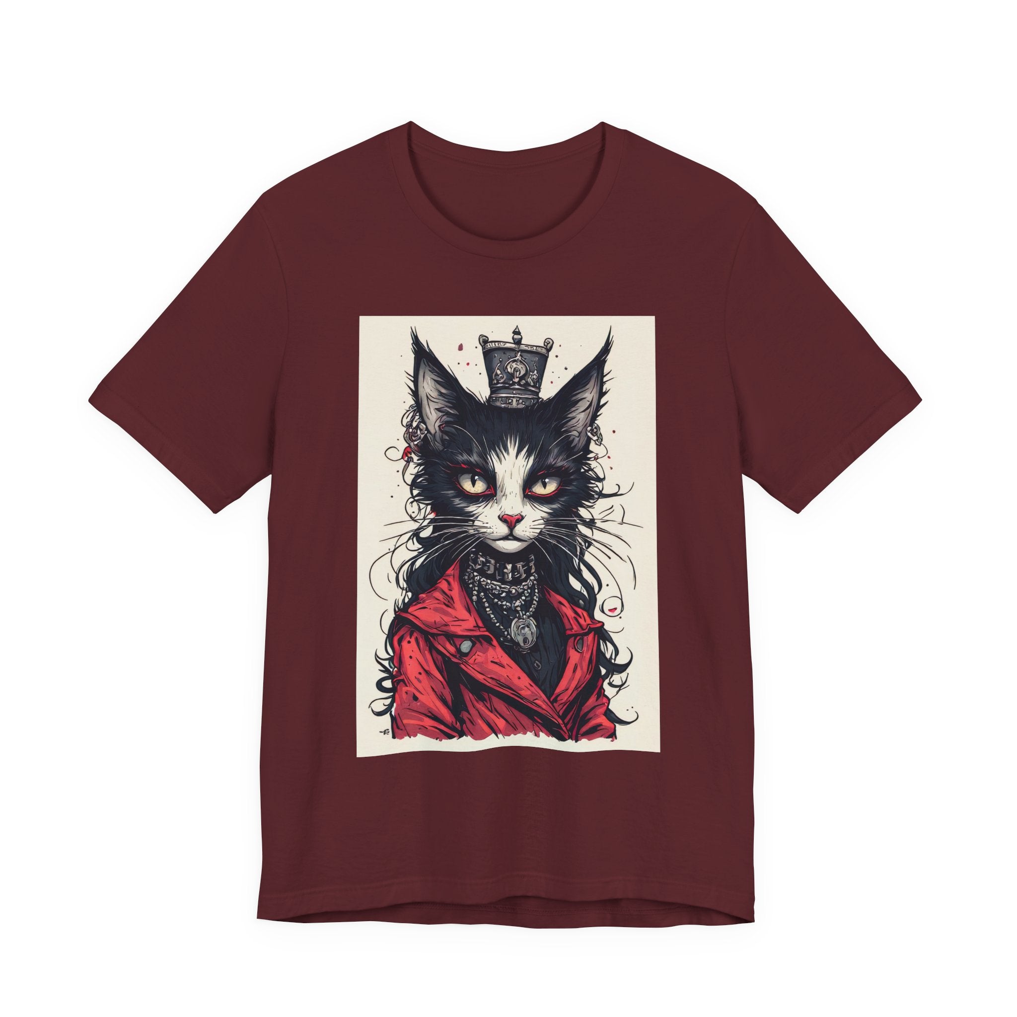 Cat King Portrait T-Shirt