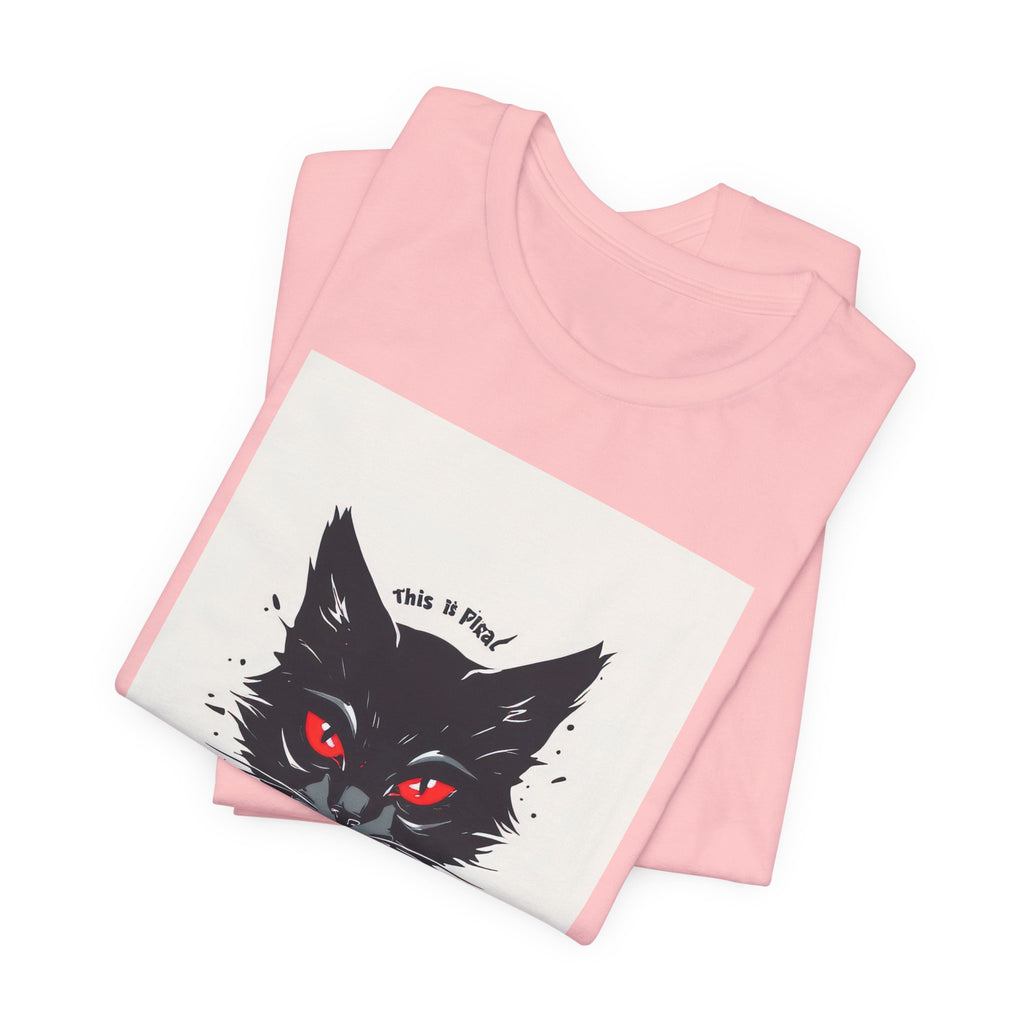 Sacrificial Cat Tee — Gothic Black Cat Graphic T‑Shirt ("Sacrificial")