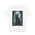 Black Cat Moon T-Shirt – Stained Glass Gothic Cat Tee