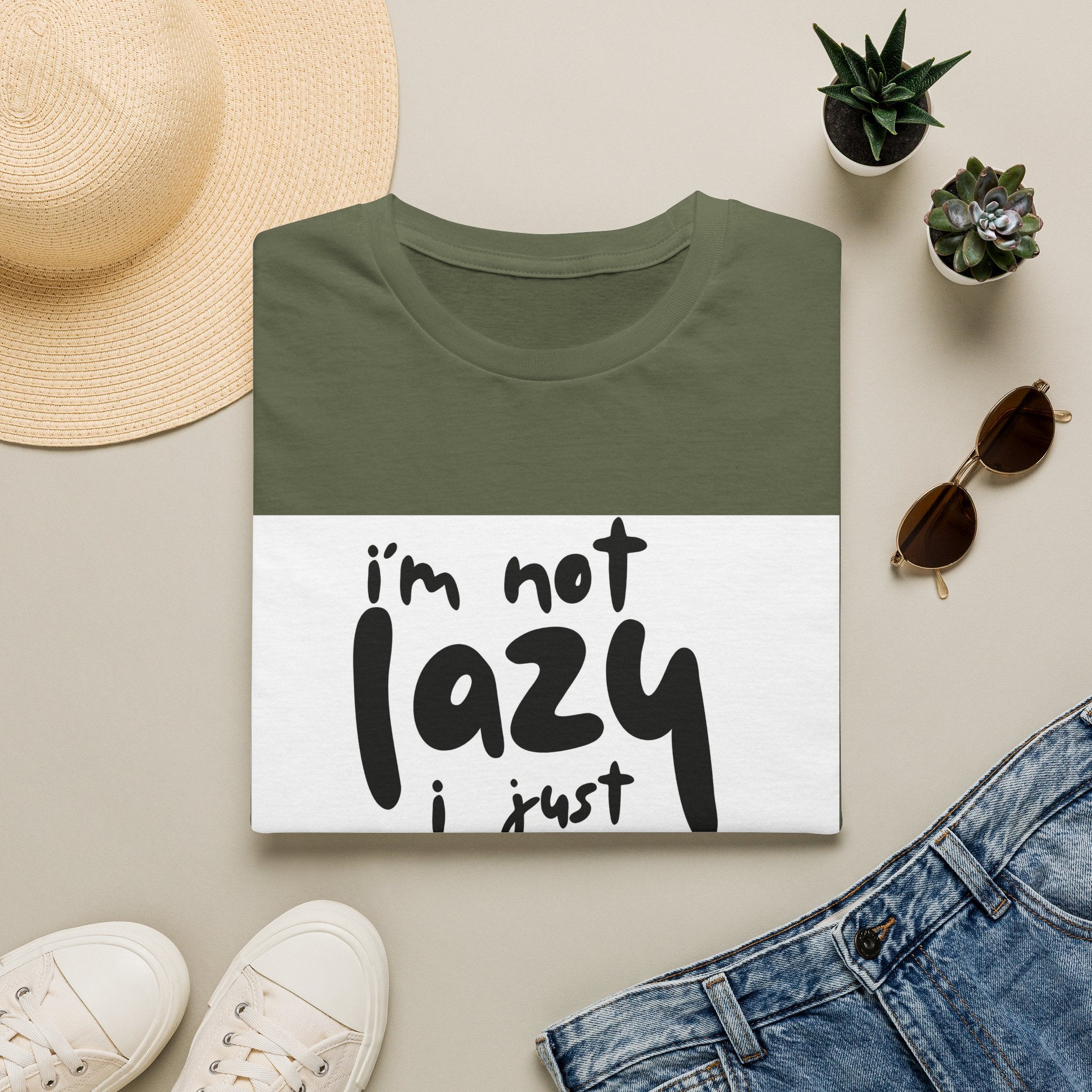 Funny "I'm Not Lazy I Just Don't Like Work" T-Shirt