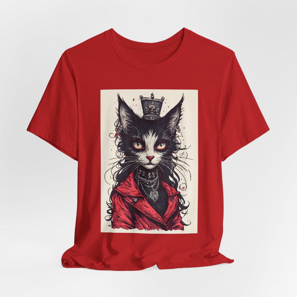 Cat King Portrait T-Shirt
