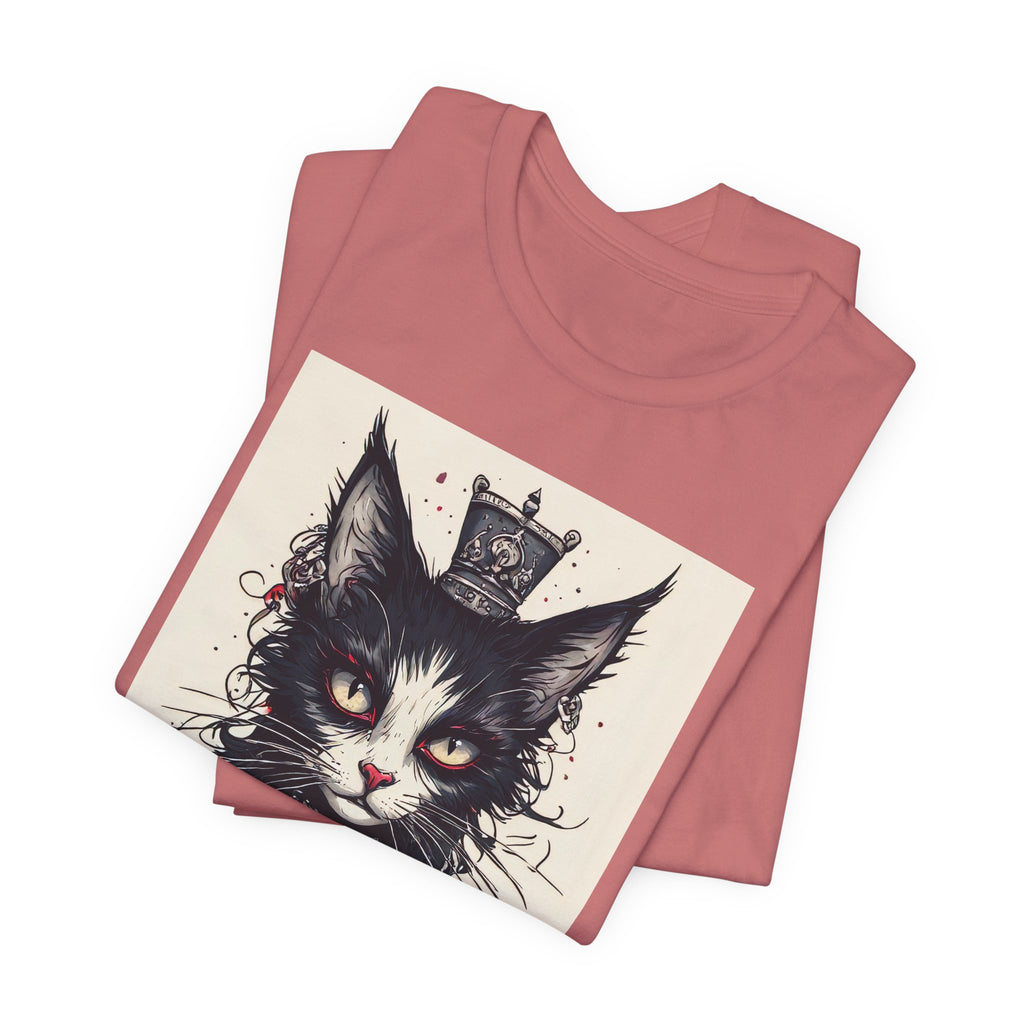 Cat King Portrait T-Shirt