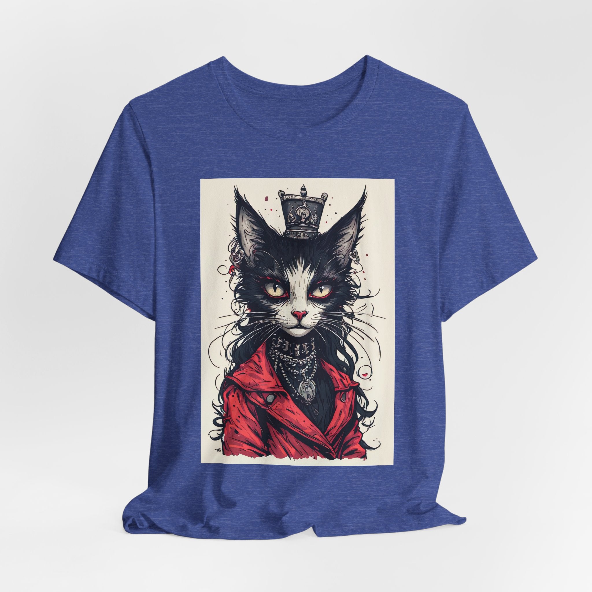 Cat King Portrait T-Shirt