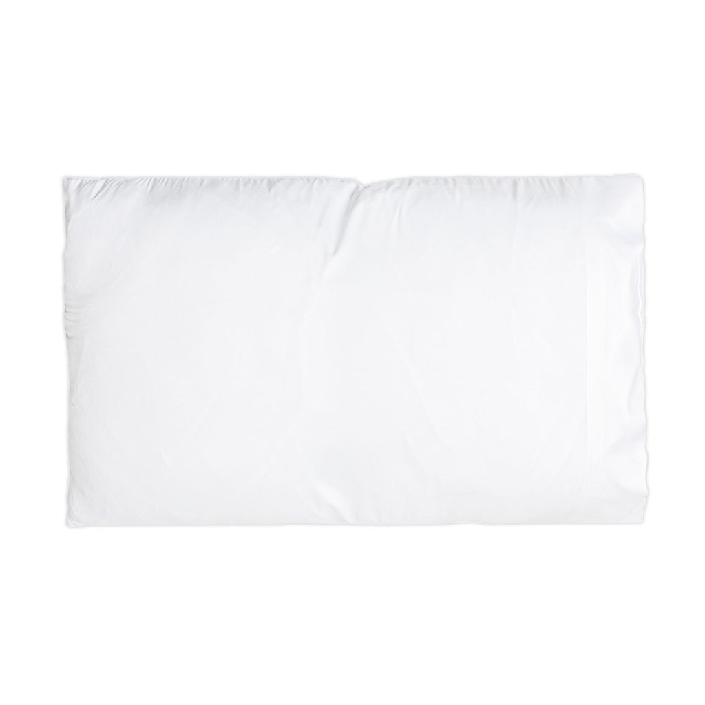 Black Cat Silhouette Microfiber Pillowcase — Cute Paw Print Decorative Pillowcase for Cat Lovers