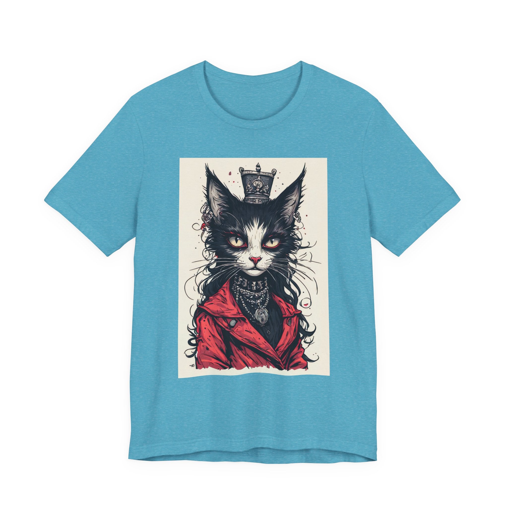Cat King Portrait T-Shirt