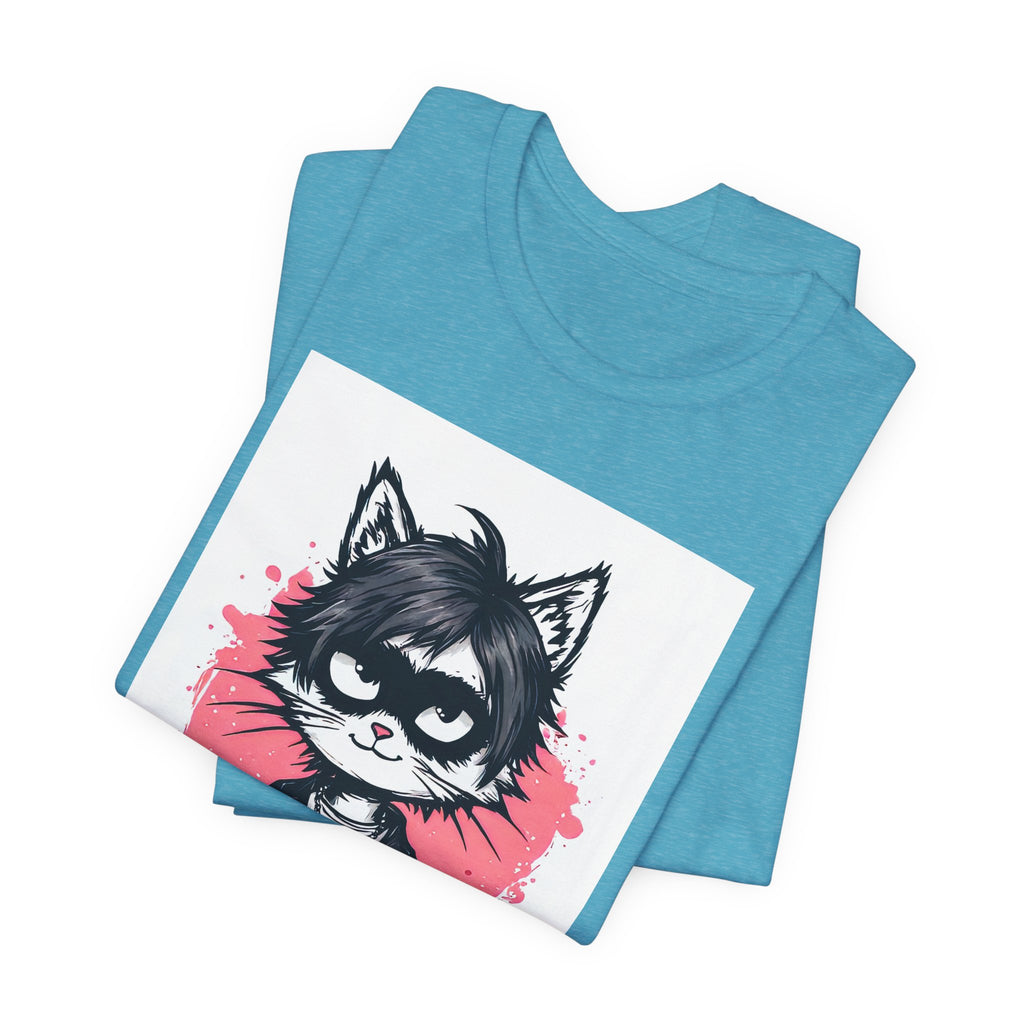 Cute Emo Raccoon T-Shirt — 'I Love You' Graphic Tee