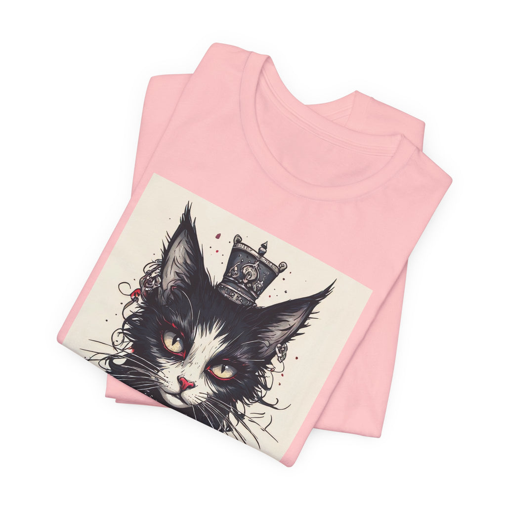 Cat King Portrait T-Shirt
