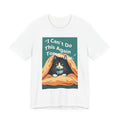 T-Shirt — "I Can't Do This Again Tomorrow" Cat Graphic Tee