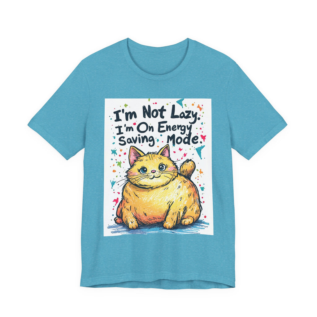 I'm Not Lazy, I'm On Energy Saving Mode Cat T-Shirt