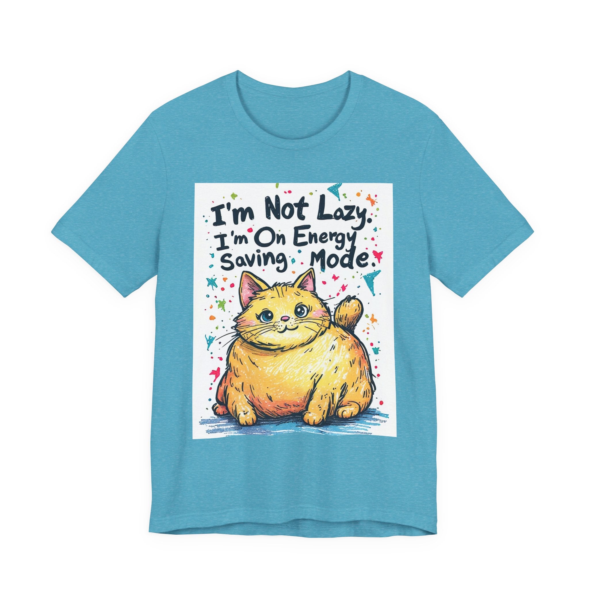 I'm Not Lazy, I'm On Energy Saving Mode Cat T-Shirt
