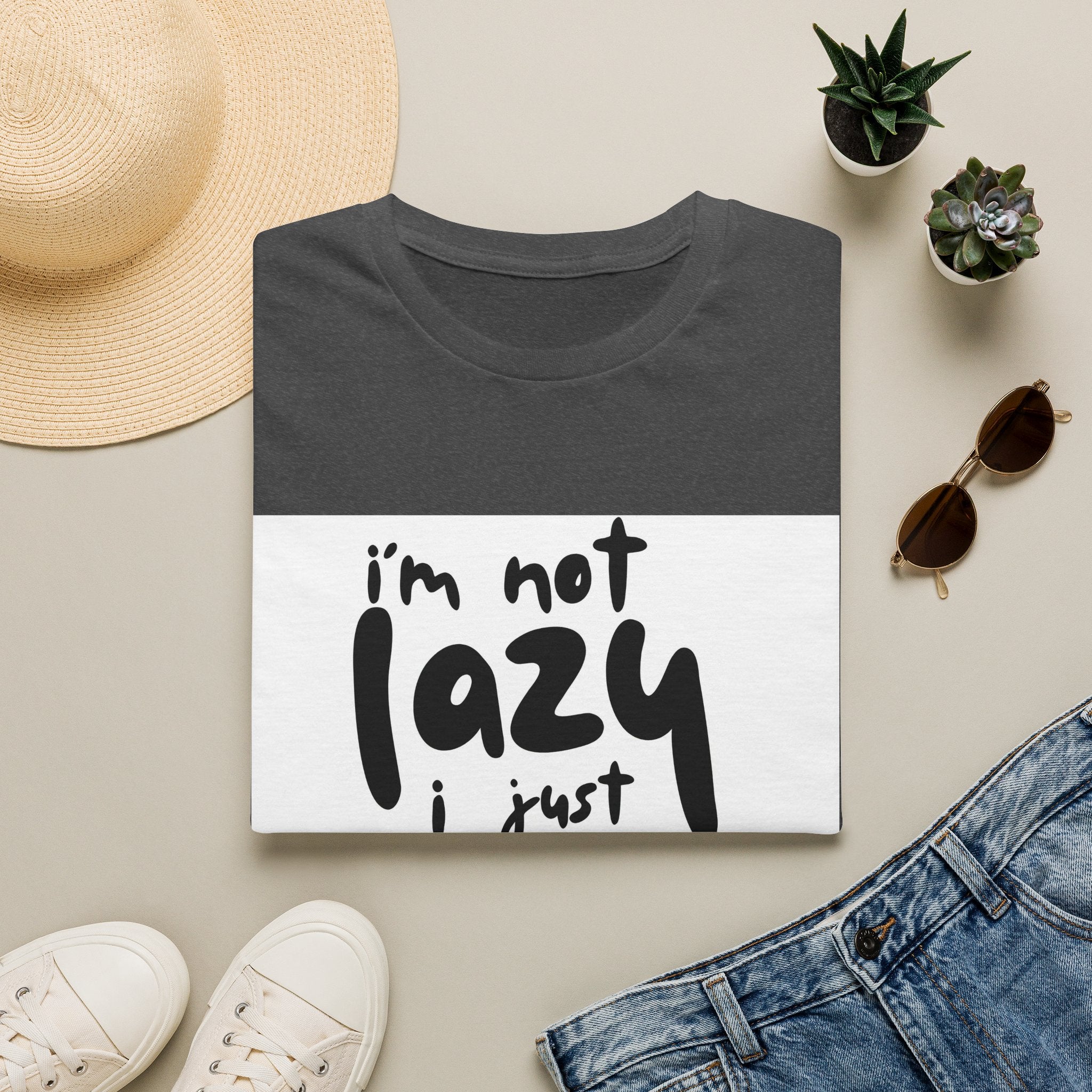 Funny "I'm Not Lazy I Just Don't Like Work" T-Shirt