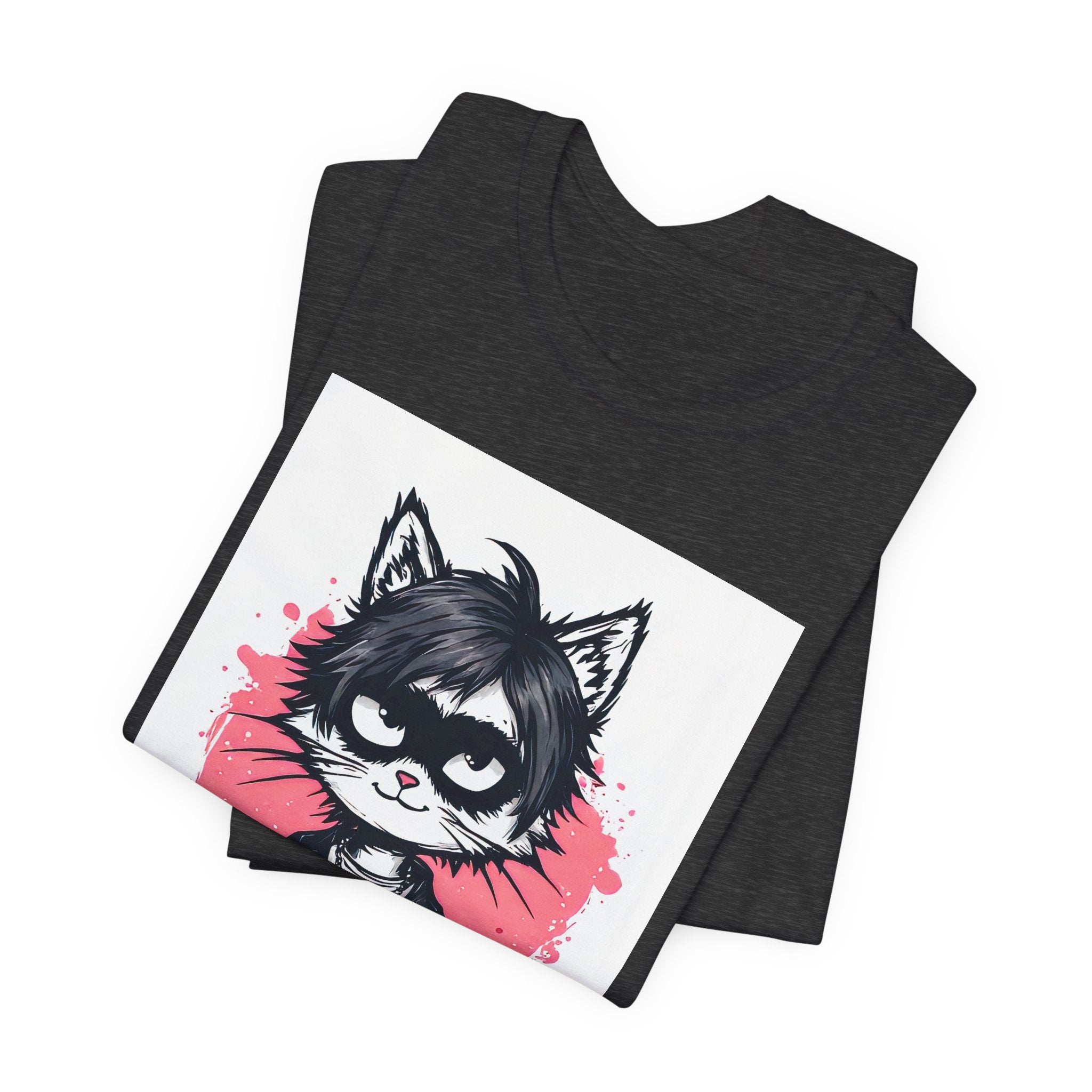 Cute Emo Raccoon T-Shirt — 'I Love You' Graphic Tee