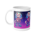 Cat Astronaut Mug — Retro Space Kitty Ceramic Coffee Cup