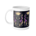 Mystic Black Cat Mug — Moon, Candles & Gothic Witchy Vibes