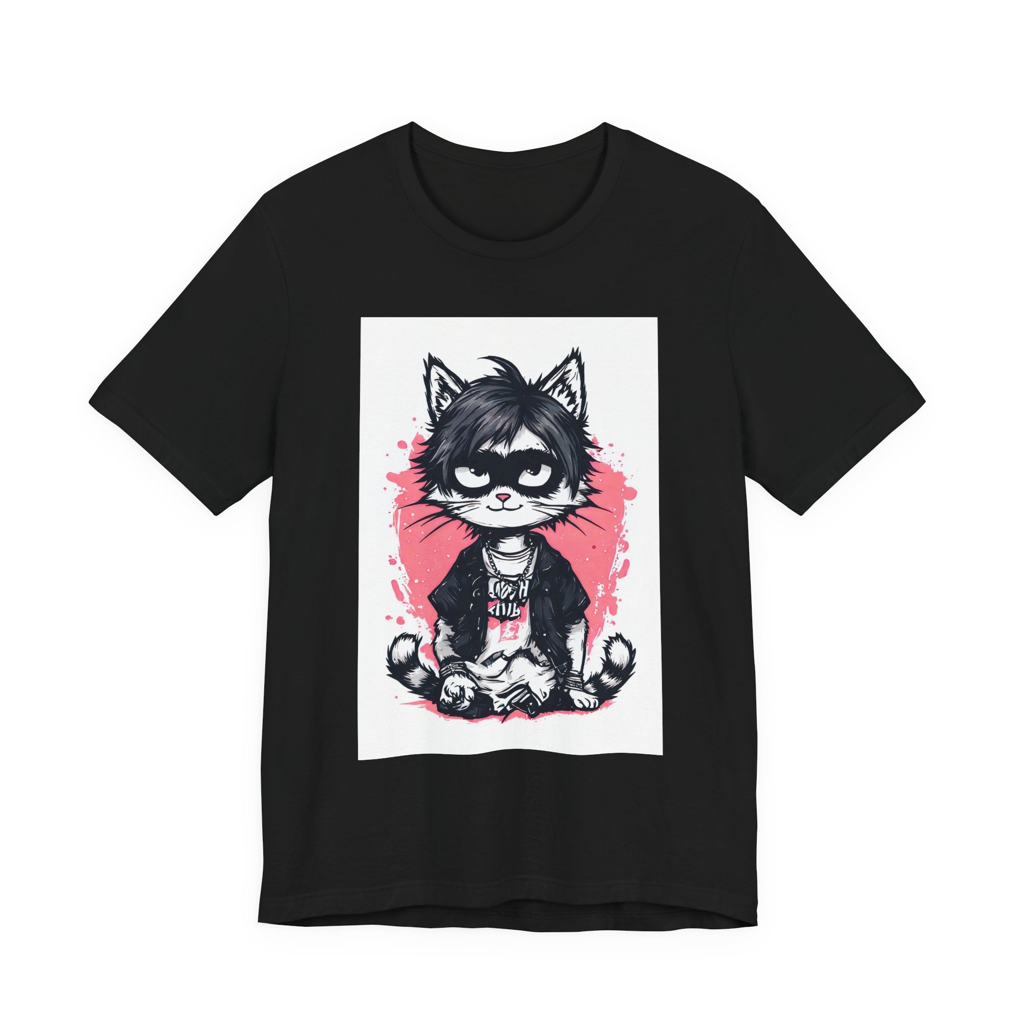Cute Emo Raccoon T-Shirt — 'I Love You' Graphic Tee