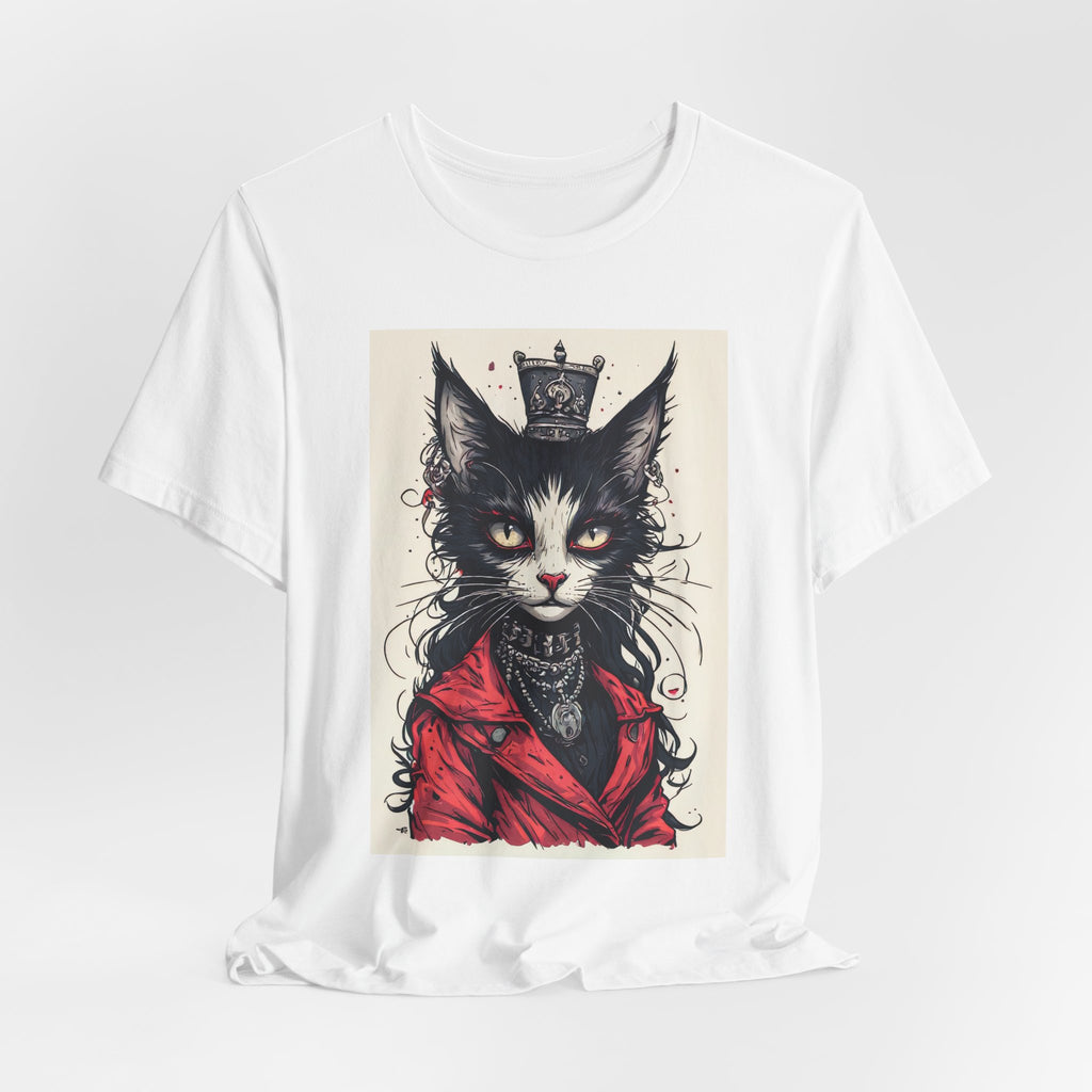Cat King Portrait T-Shirt