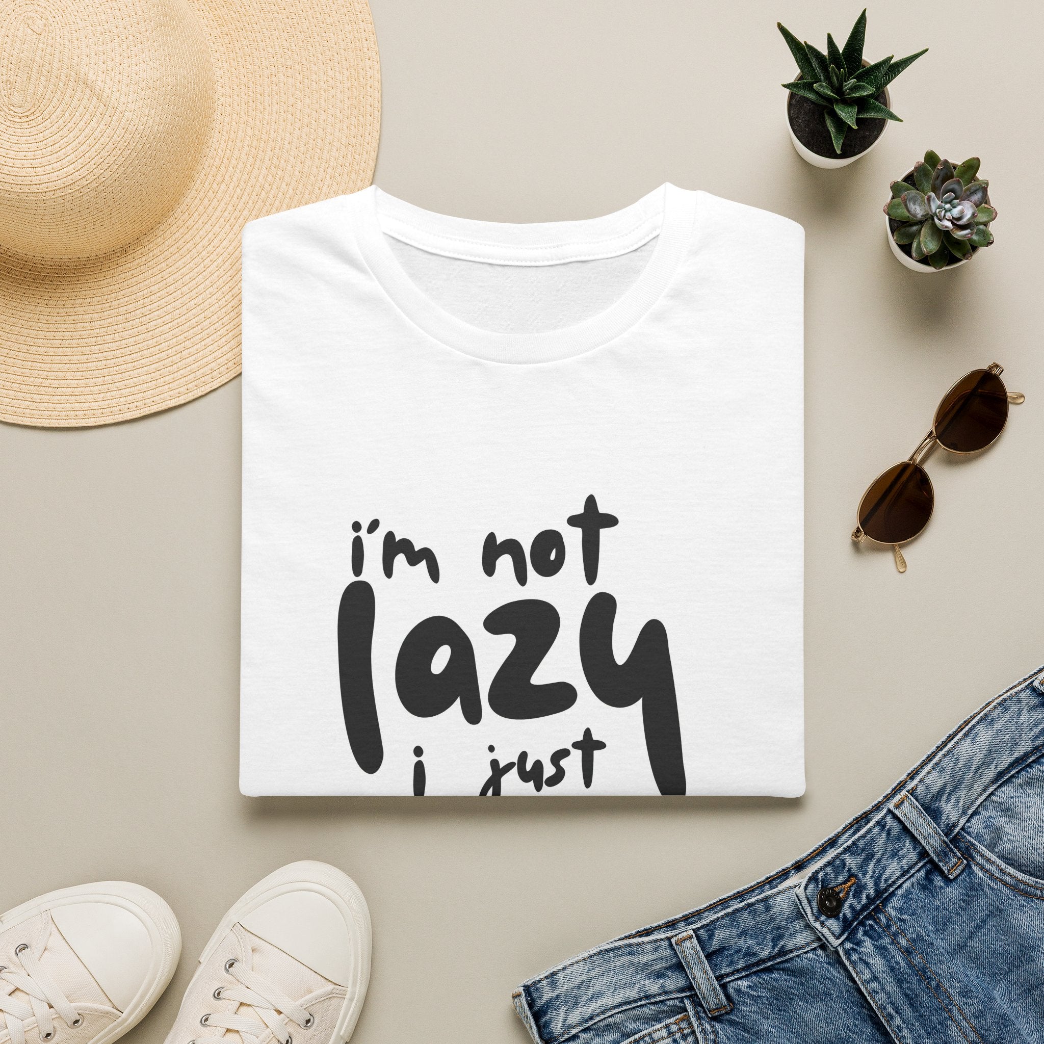 Funny "I'm Not Lazy I Just Don't Like Work" T-Shirt