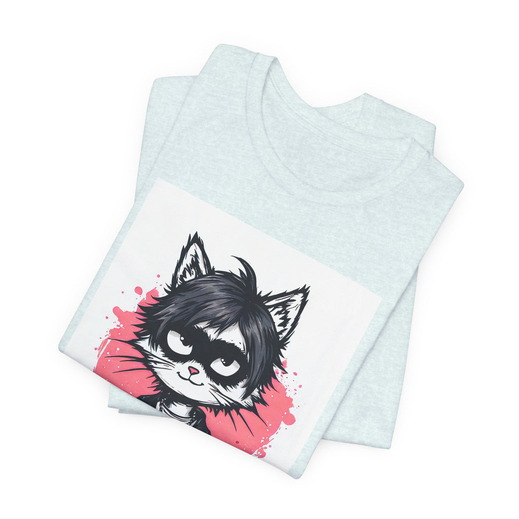 Cute Emo Raccoon T-Shirt — 'I Love You' Graphic Tee