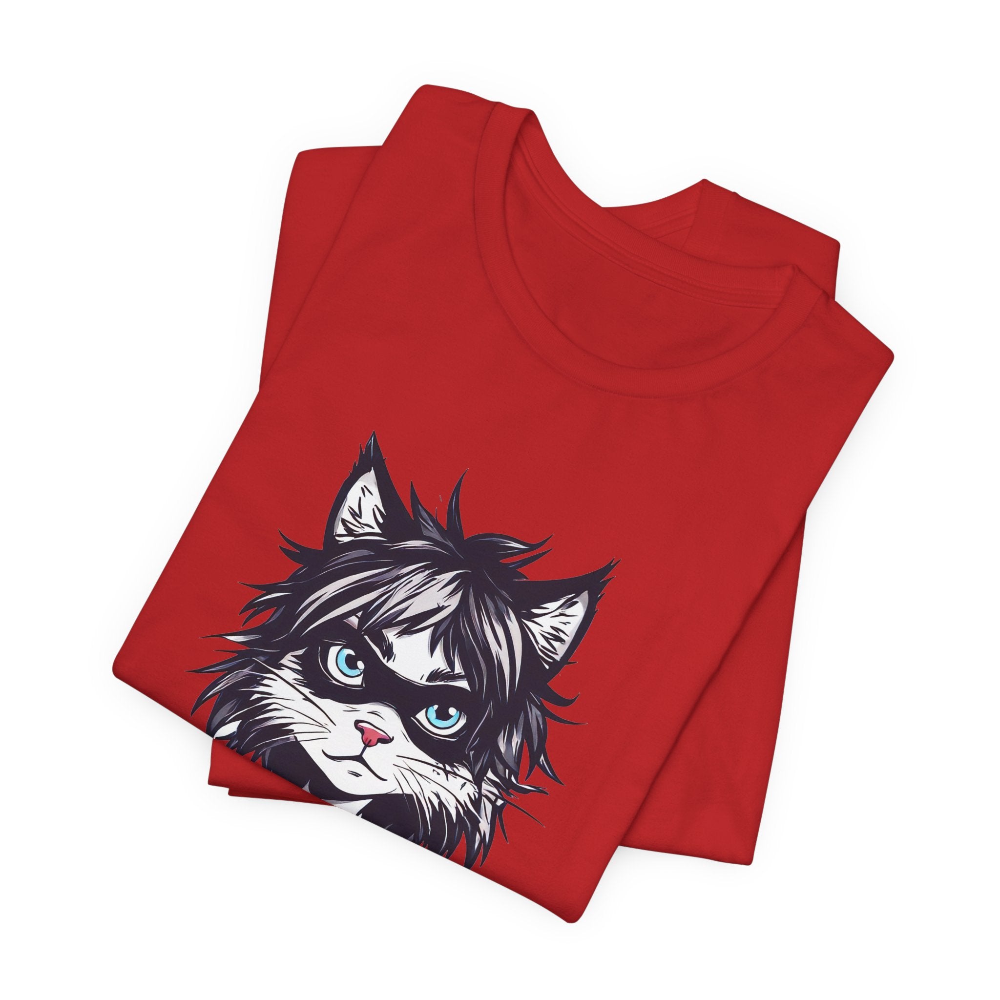 Scene Kid Cat T-Shirt — Emo Cat Graphic Tee