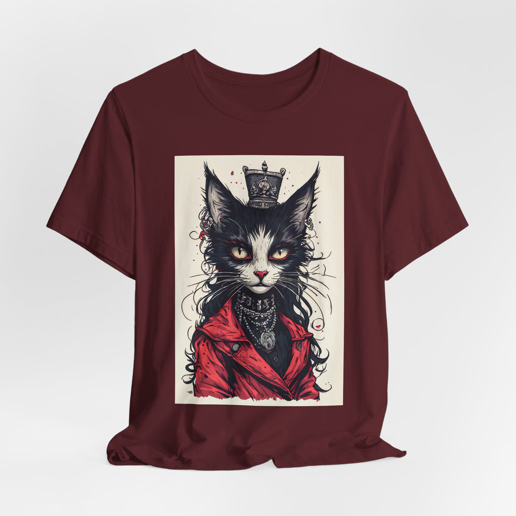 Cat King Portrait T-Shirt