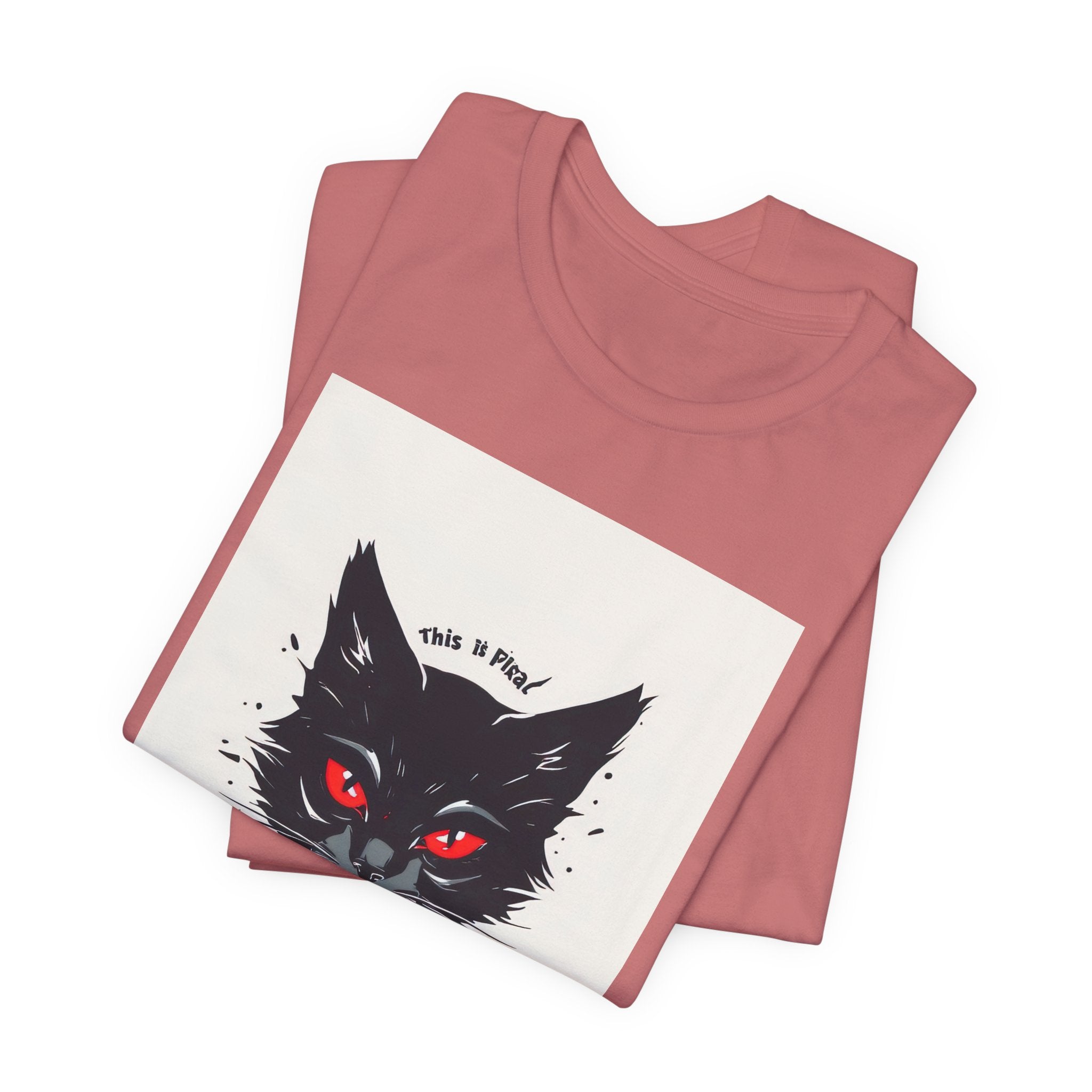 Sacrificial Cat Tee — Gothic Black Cat Graphic T‑Shirt ("Sacrificial")